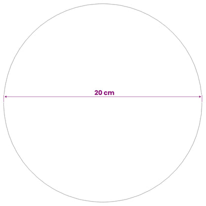 Kartáčová Koule Ø 20 Cm Stříbrná Nerezová Ocel 201