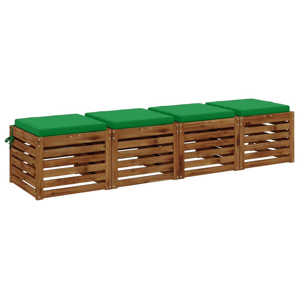 Polstry Ve 4 Kusech Soest 4 Ks 100% Polyester Zelená