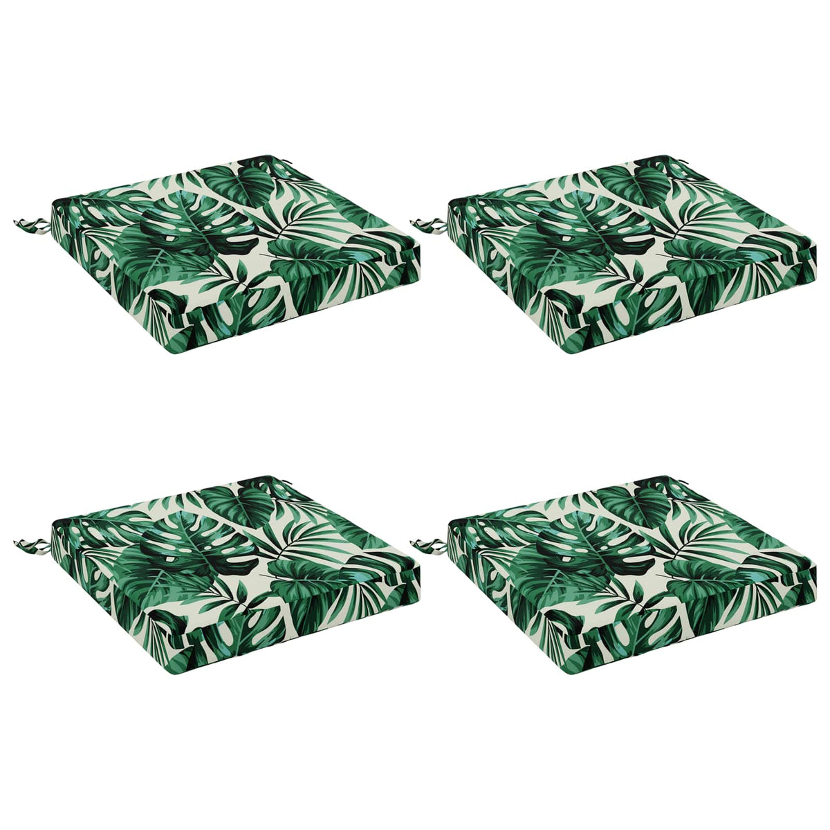 Polstry Ve 4 Kusech Soest 4 Ks 100% Polyester Vzor Listů
