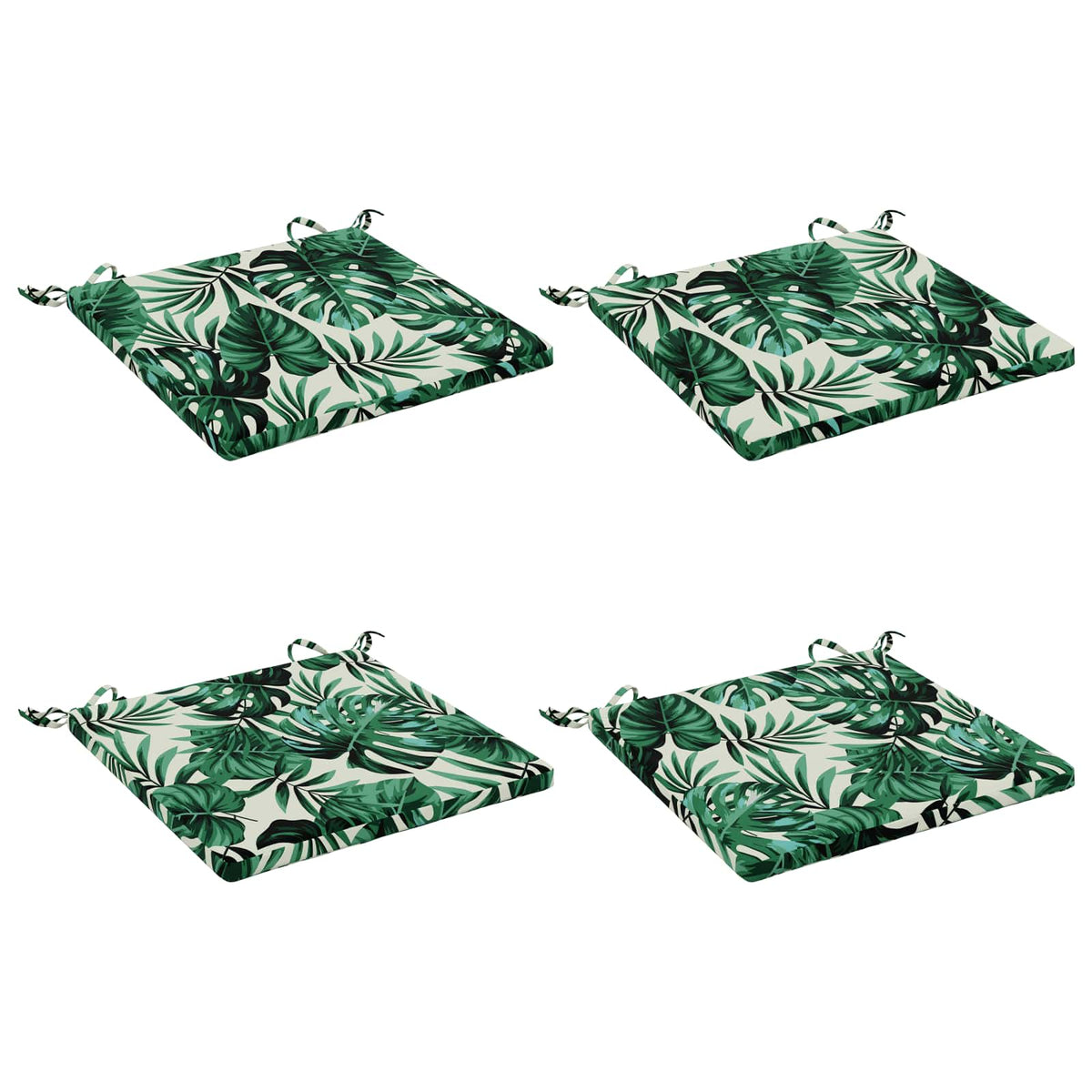Polstry Ve 4 Kusech Soest 4 Ks 100% Polyester Vzor Listů