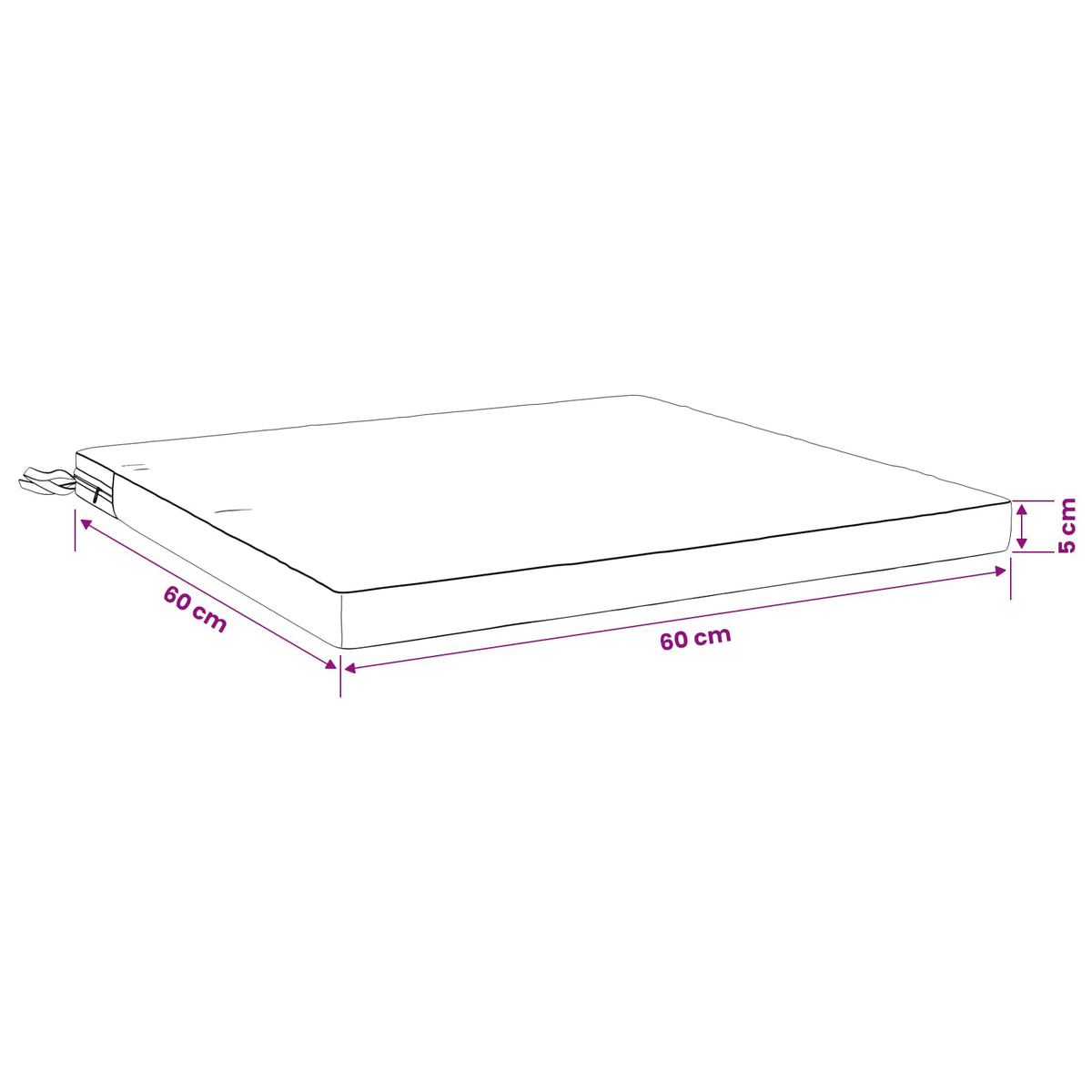 Polstr S Jedním Kusem Soest 100% Polyester Taupe
