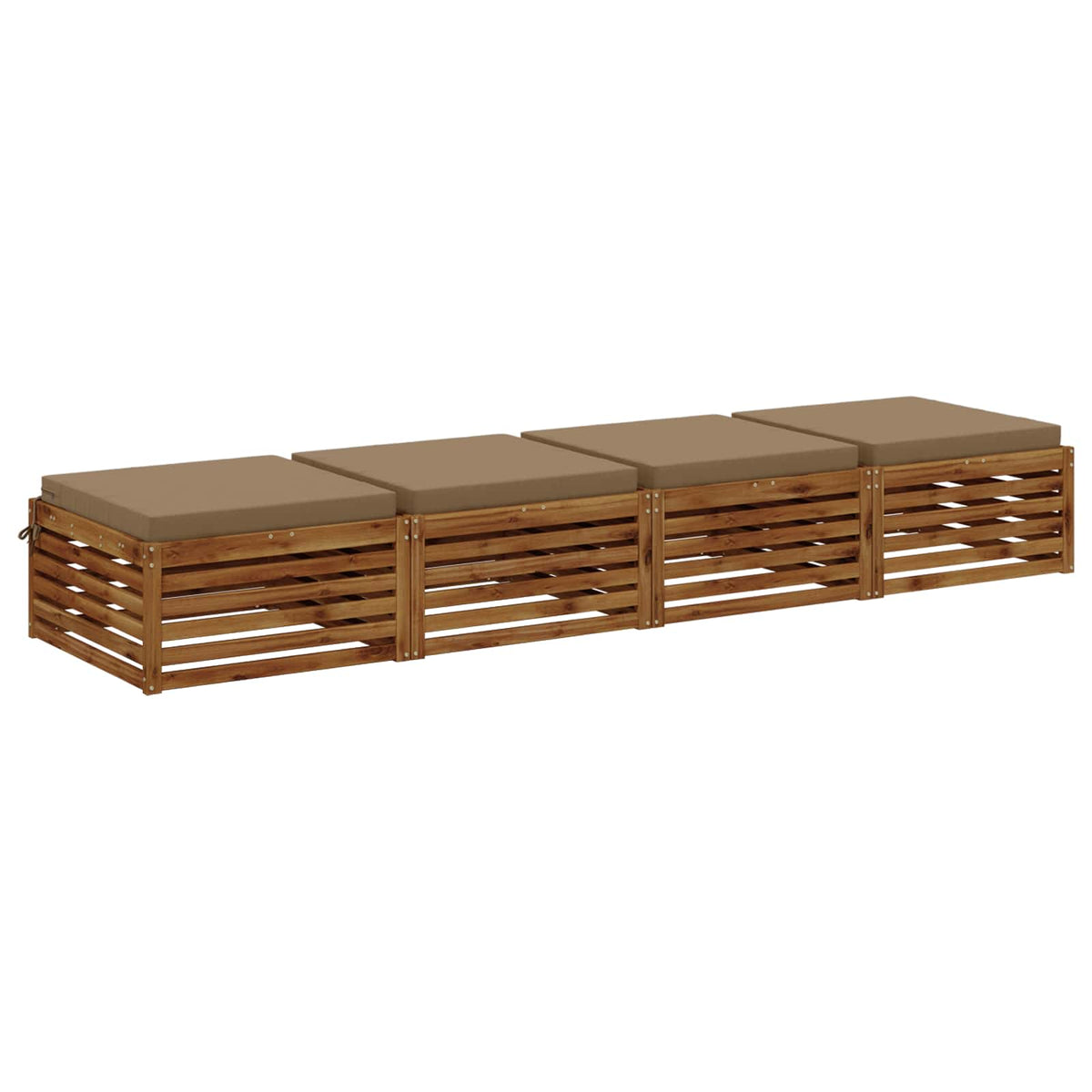 Polstry Ve 4 Kusech Soest 4 Ks 100% Polyester Taupe