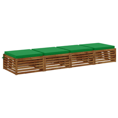 Polstry Ve 4 Kusech Soest 4 Ks 100% Polyester Zelená