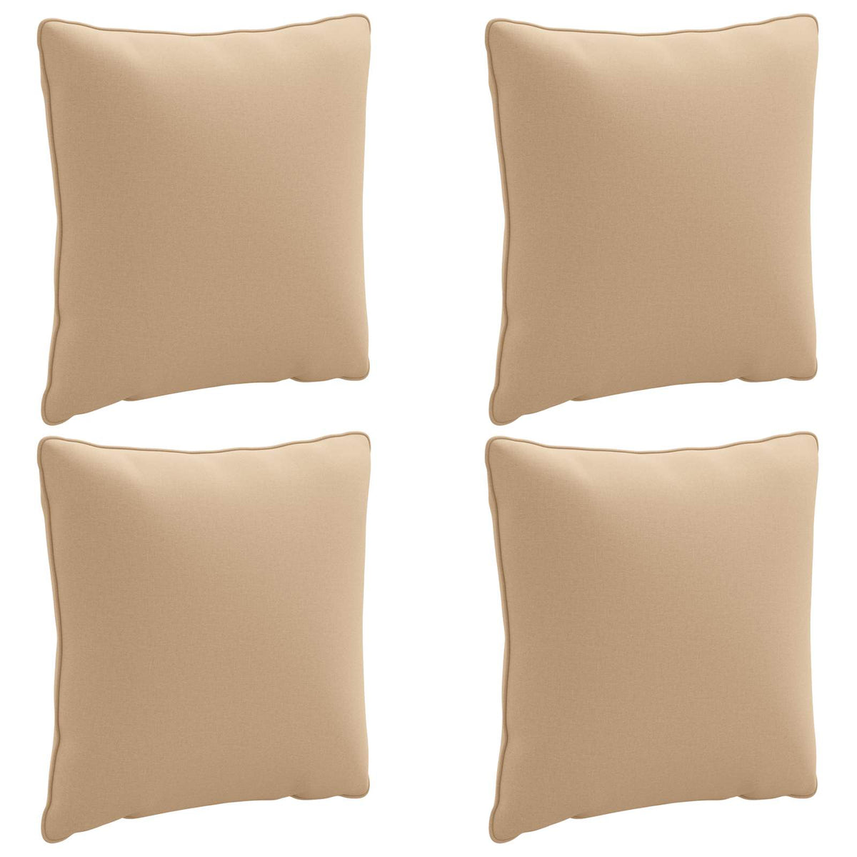 4-Dílné Zádové Polstrování Putten 4 Pcs 100% Polyester Písková