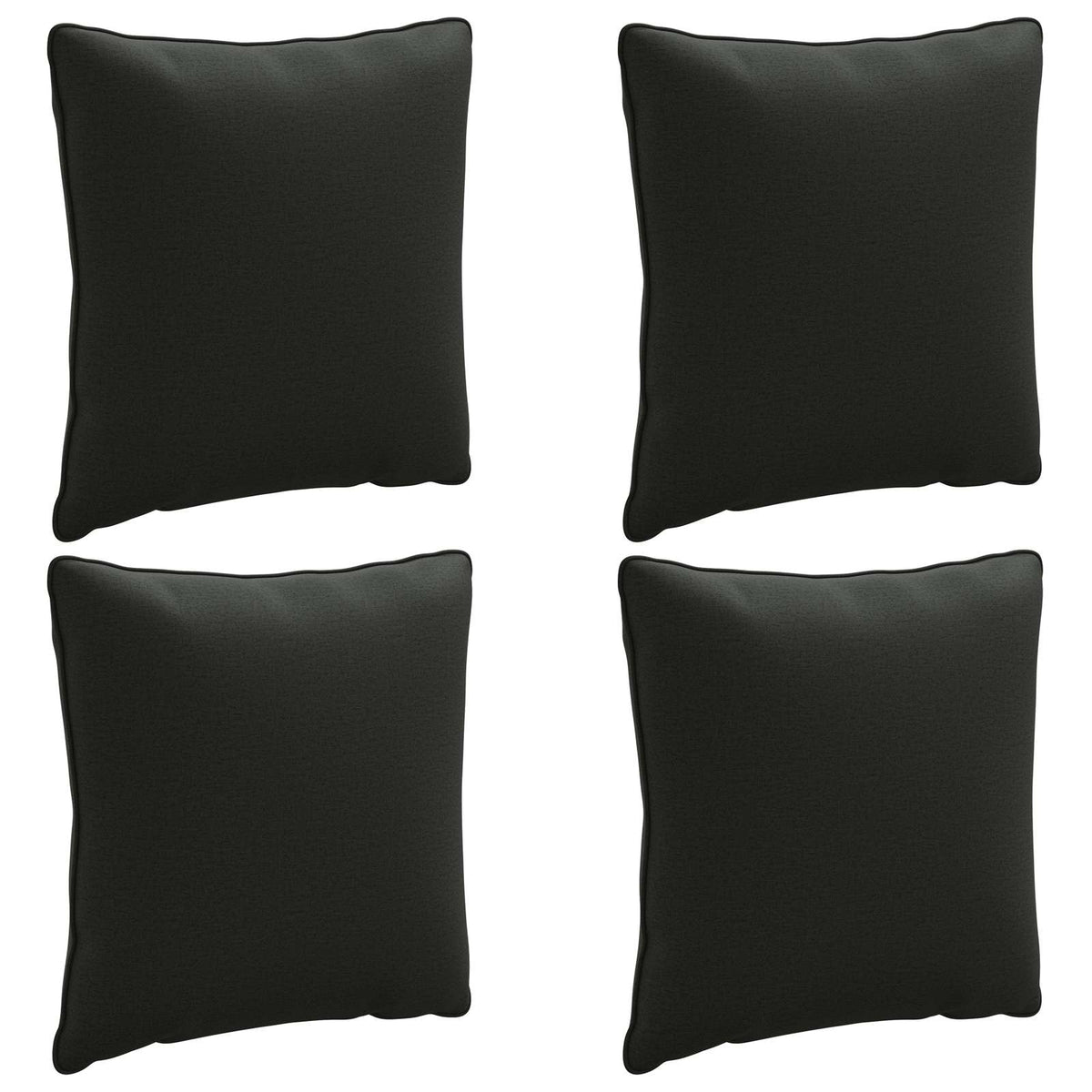 4-Dílné Zádové Polstrování Putten 4 Pcs 100% Polyester Černá