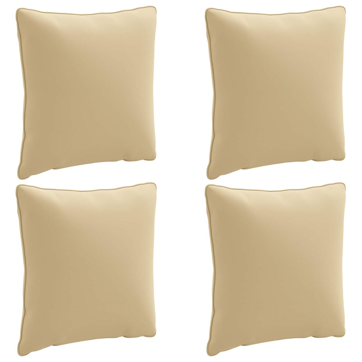 4-Dílné Zádové Polstrování Putten 4 Pcs 100% Polyester Béžová