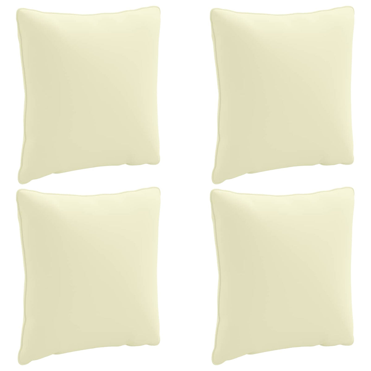 4-Dílné Zádové Polstrování Putten 4 Pcs 100% Polyester Krémová