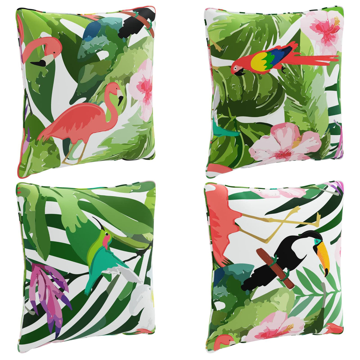 4-Dílné Zádové Polstrování Putten 4 Pcs 100% Polyester