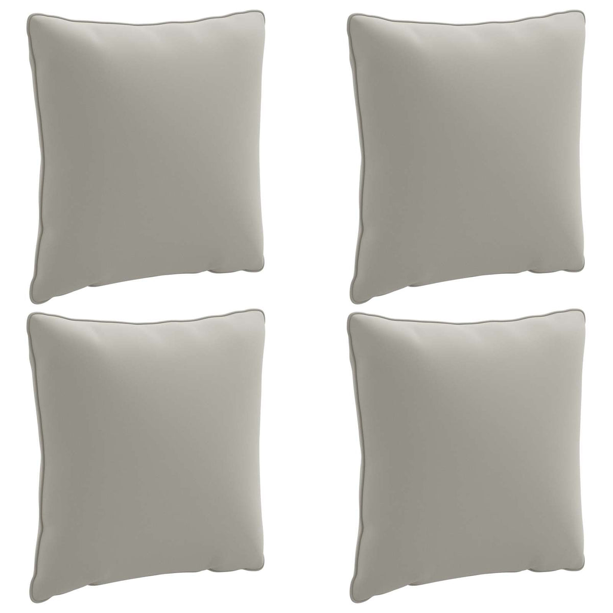 4-Dílné Zádové Polstrování Putten 4 Pcs 100% Polyester Šedá