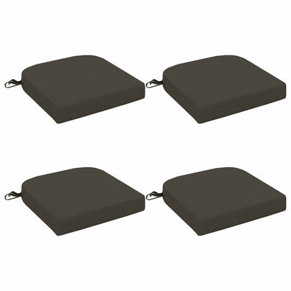 4-Dílné Sedáky Soest 4 Pcs 100% Polyester Antracitová