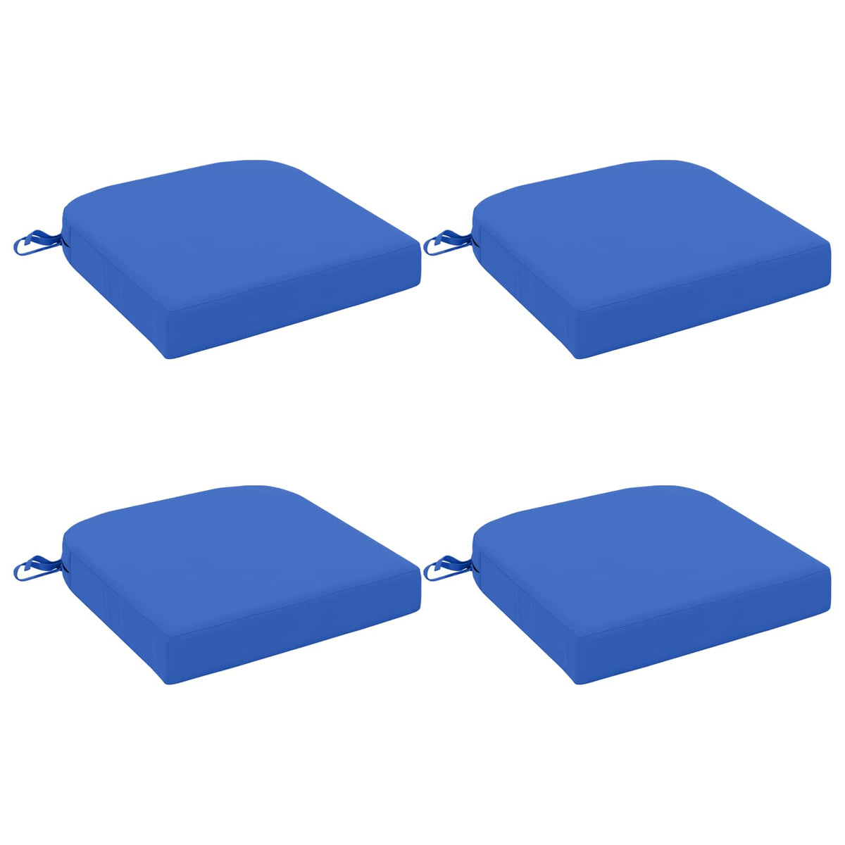 4-Dílné Sedáky Soest 4 Pcs 100% Polyester Královská Modrá