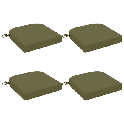 4-Dílné Sedáky Soest 4 Pcs 100% Polyester Olivově Zelená