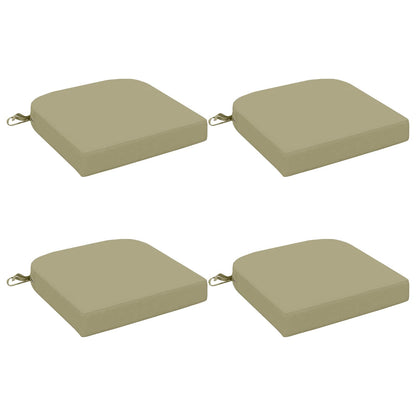 4-Dílné Sedáky Soest 4 Pcs 100% Polyester Světlá Zelená