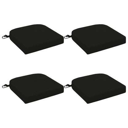 4-Dílné Sedáky Soest 4 Pcs 100% Polyester Černá