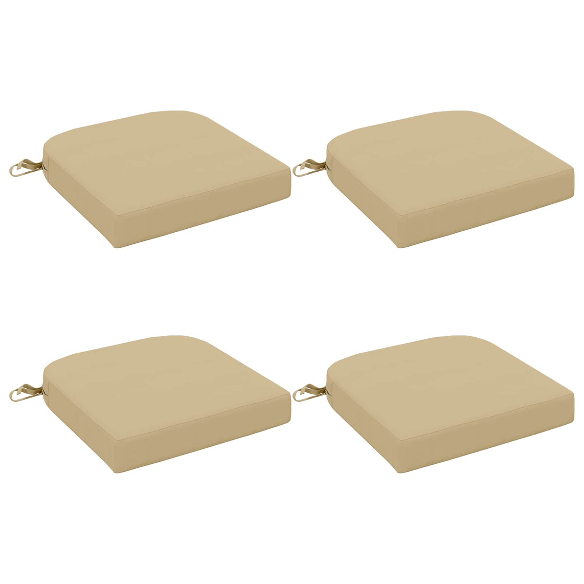4-Dílné Sedáky Soest 4 Pcs 100% Polyester Béžová