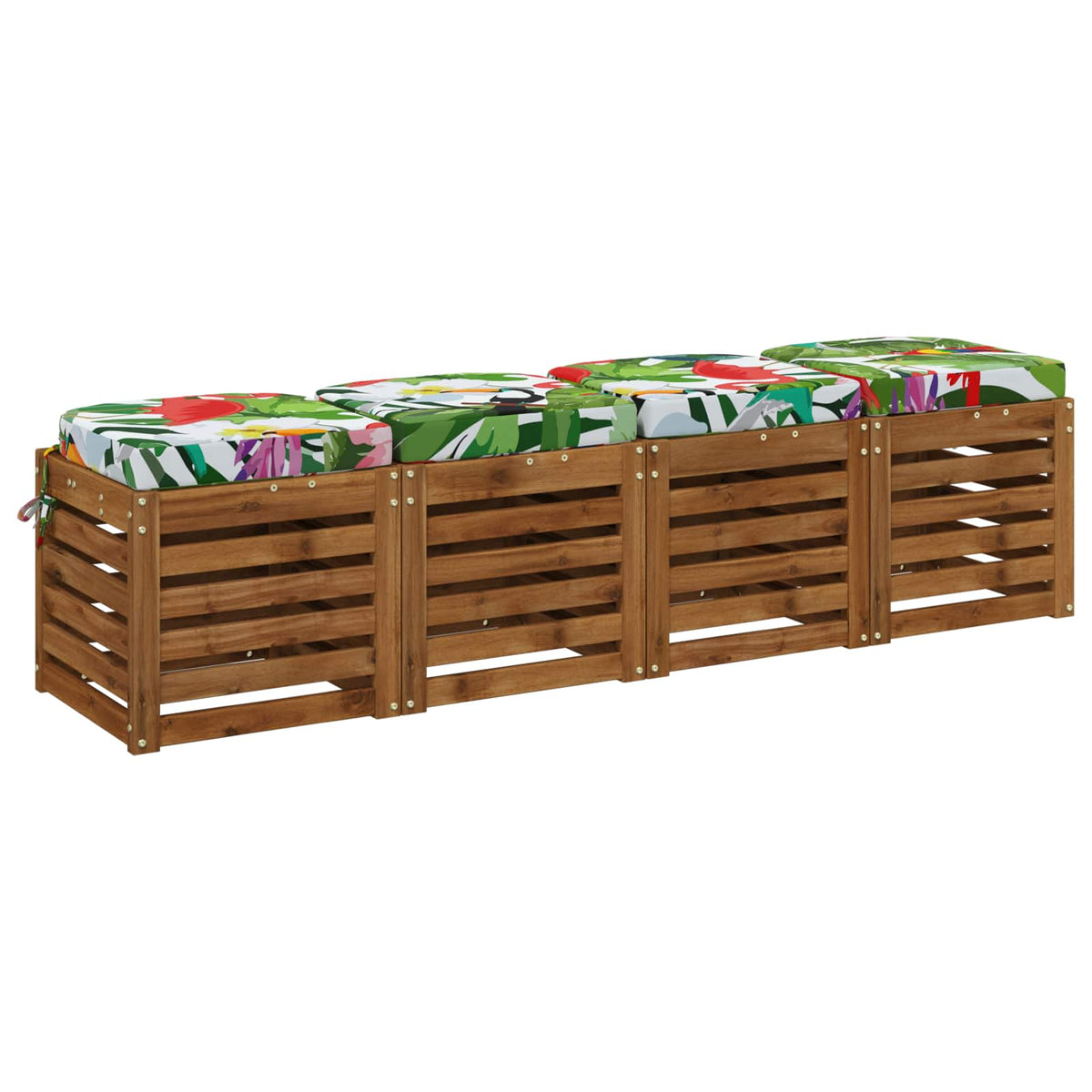 4-Dílné Sedáky Soest 4 Pcs 100% Polyester Vícebarevný