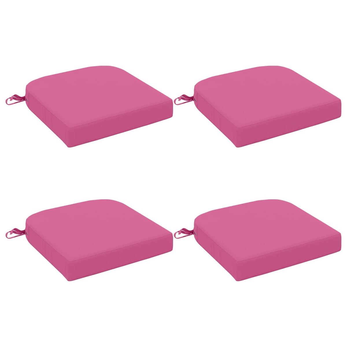 4-Dílné Sedáky Soest 4 Pcs 100% Polyester Růžová