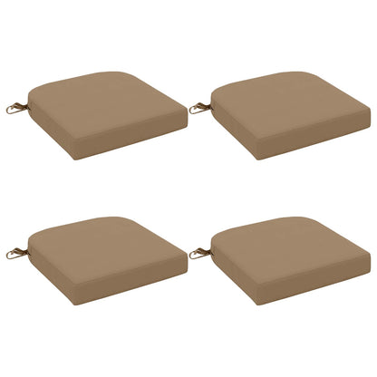 4-Dílné Sedáky Soest 4 Pcs 100% Polyester Taupe