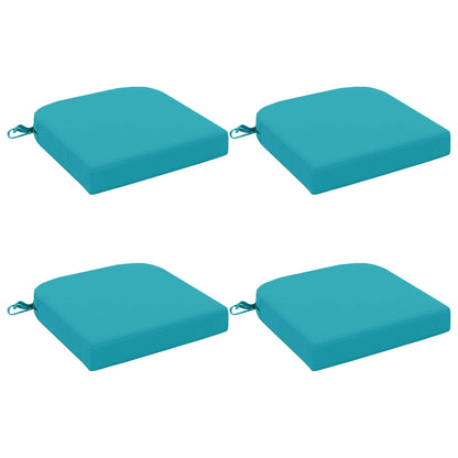4-Dílné Sedáky Soest 4 Pcs 100% Polyester Tyrkysová