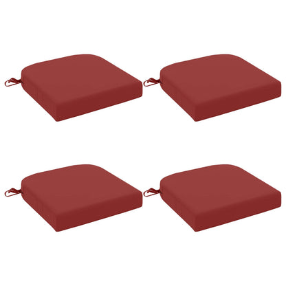 4-Dílné Sedáky Soest 4 Pcs 100% Polyester Víno Červené