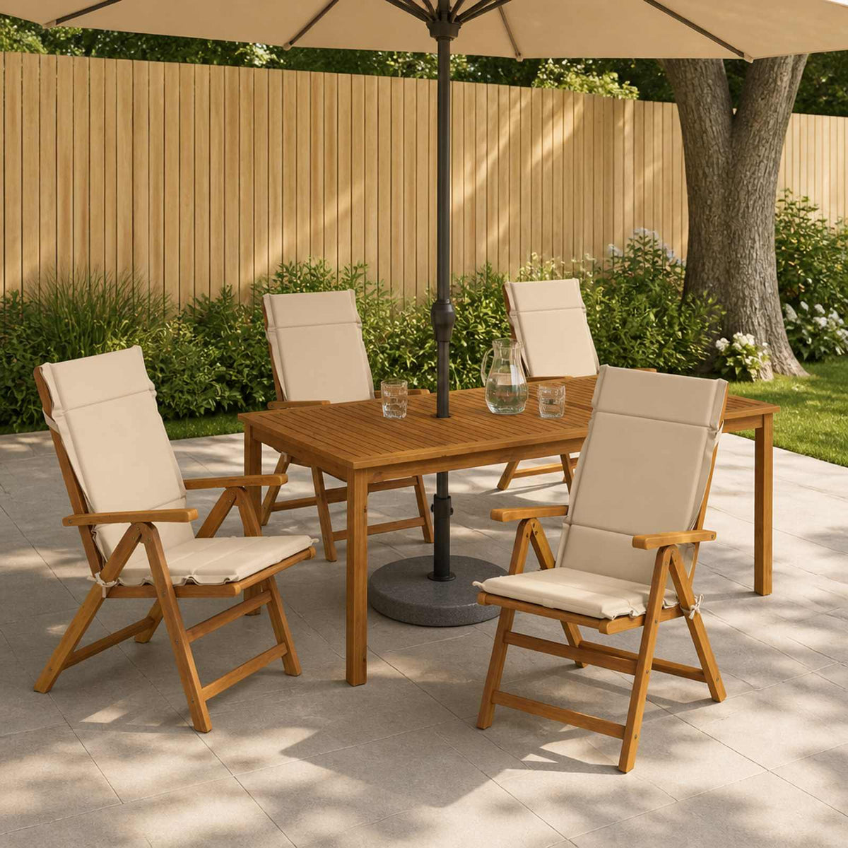 Polstry Na Křesla S Vysokým Opěradlem - 4 Kusy Gemert 4 Pcs