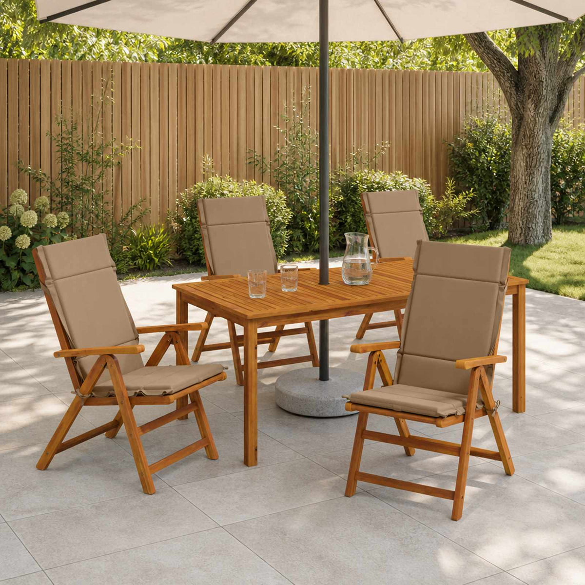 Polstry Na Křesla S Vysokým Opěradlem - 4 Kusy Gemert 4 Pcs