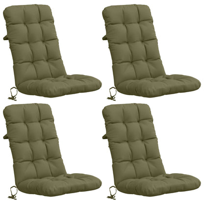 Polstry Na Křesla S Vysokým Opěradlem - 4 Kusy Vianen 4 Pcs