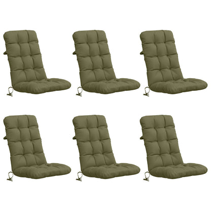 Polstry Na Křesla S Vysokým Opěradlem - 6 Kusů Vianen 6 Pcs