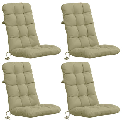 Polstry Na Křesla S Vysokým Opěradlem - 4 Kusy Vianen 4 Pcs