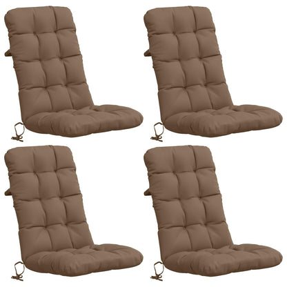 Polstry Na Křesla S Vysokým Opěradlem - 4 Kusy Vianen 4 Pcs