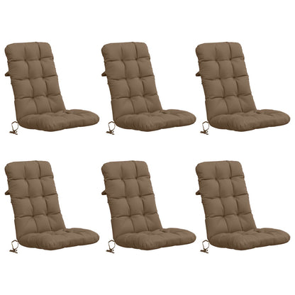 Polstry Na Křesla S Vysokým Opěradlem - 6 Kusů Vianen 6 Pcs