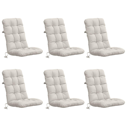Polstry Na Křesla S Vysokým Opěradlem - 6 Kusů Vianen 6 Pcs