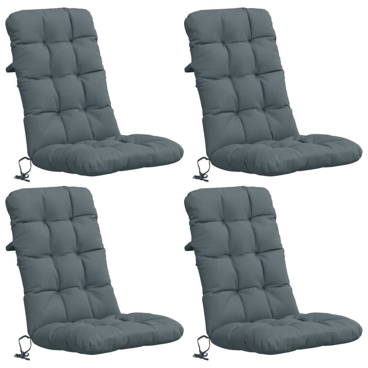 Polstry Na Křesla S Vysokým Opěradlem - 4 Kusy Vianen 4 Pcs