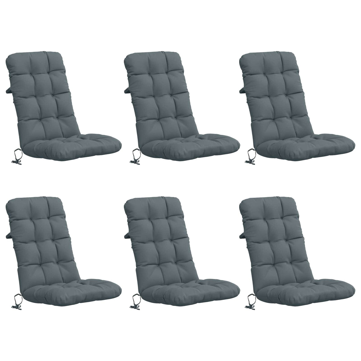 Polstry Na Křesla S Vysokým Opěradlem - 6 Kusů Vianen 6 Pcs