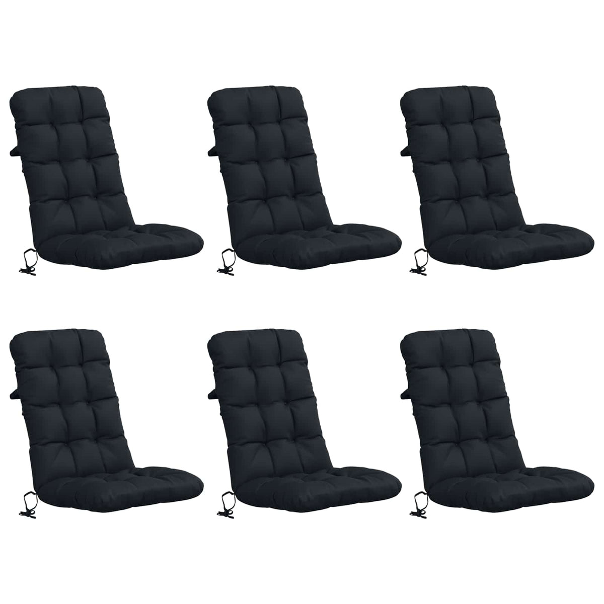 Polstry Na Křesla S Vysokým Opěradlem - 6 Kusů Vianen 6 Pcs