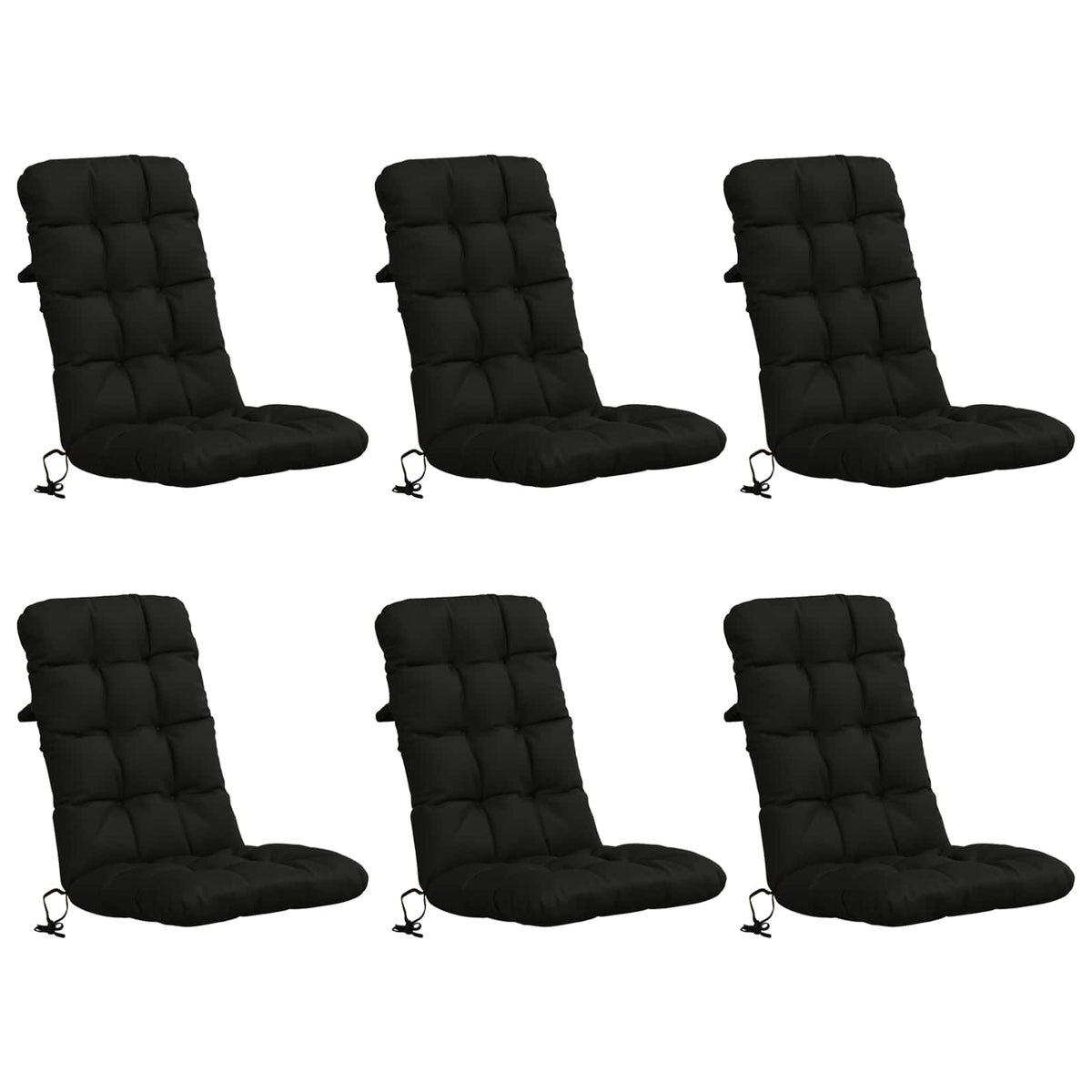 Polstry Na Křesla S Vysokým Opěradlem - 6 Kusů Vianen 6 Pcs