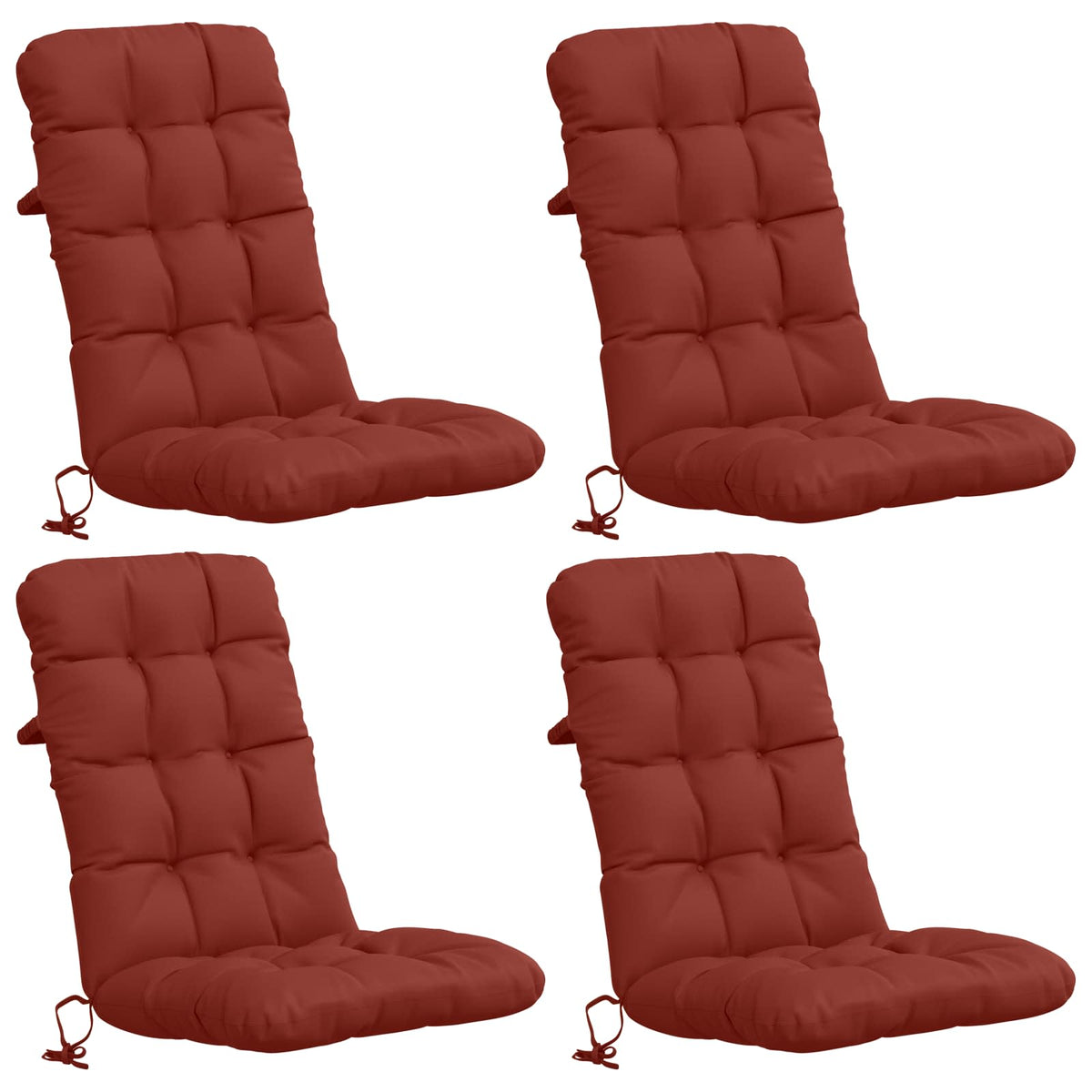 Polstry Na Křesla S Vysokým Opěradlem - 4 Kusy Vianen 4 Pcs