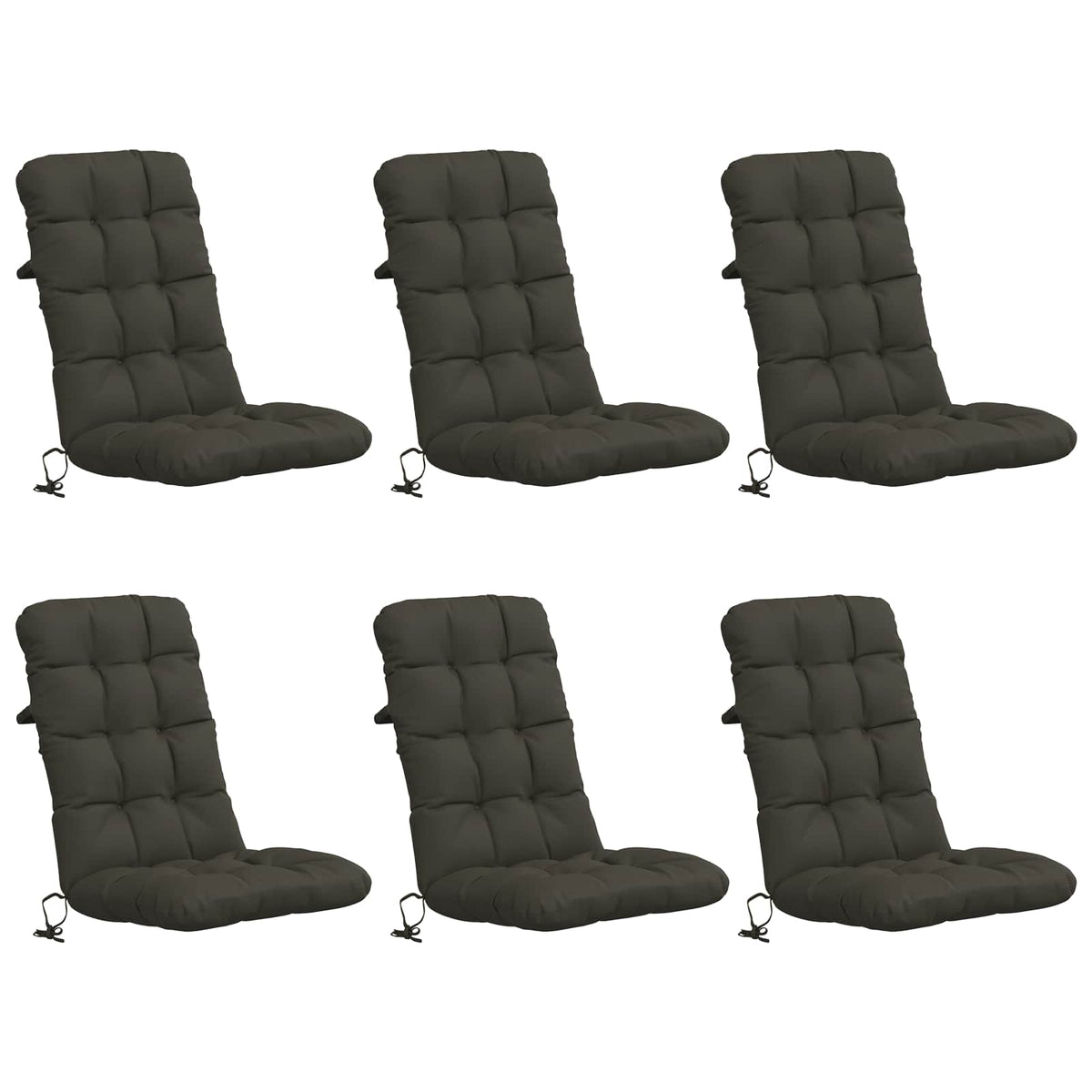Polstry Na Křesla S Vysokým Opěradlem - 6 Kusů Vianen 6 Pcs