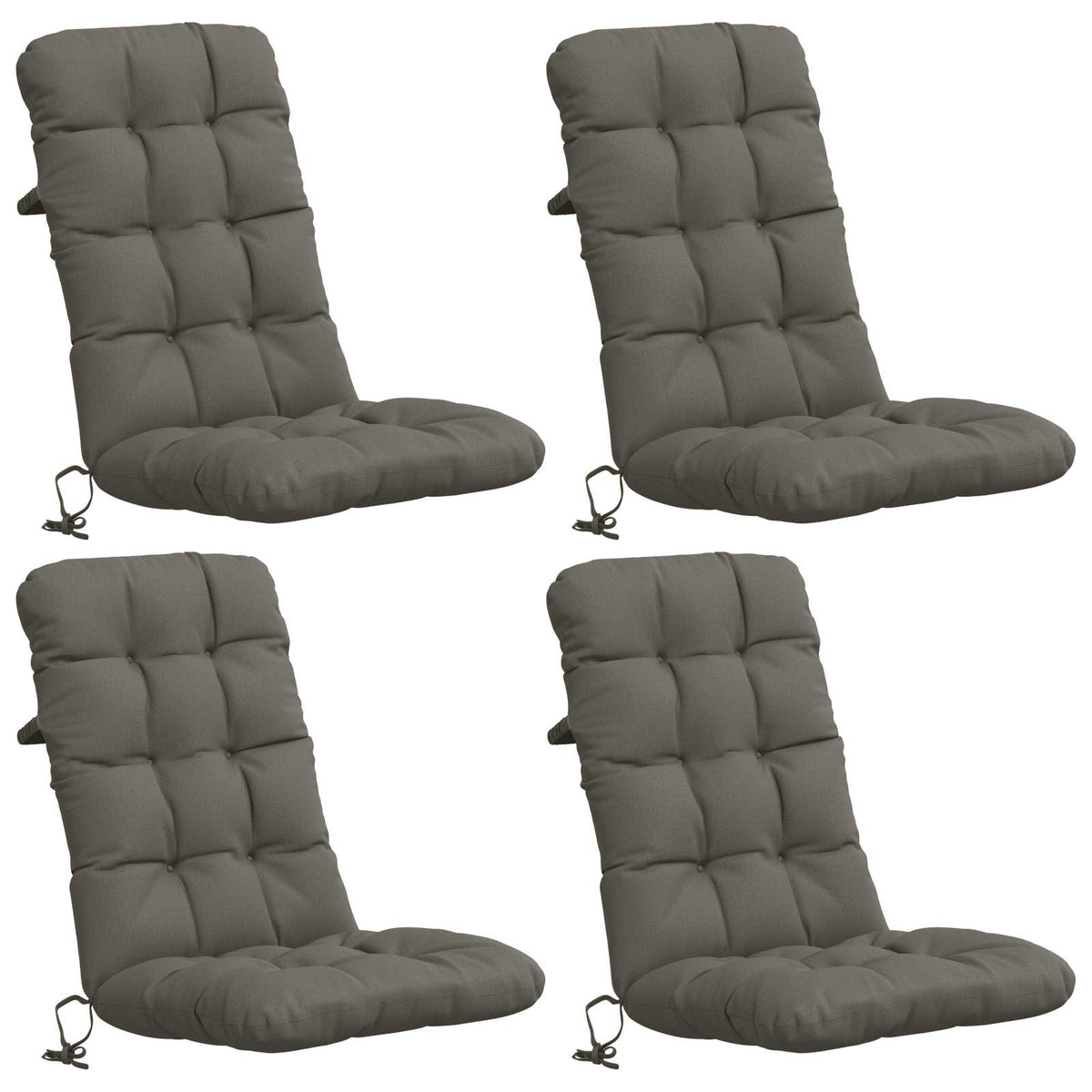 Polstry Na Křesla S Vysokým Opěradlem - 4 Kusy Vianen 4 Pcs