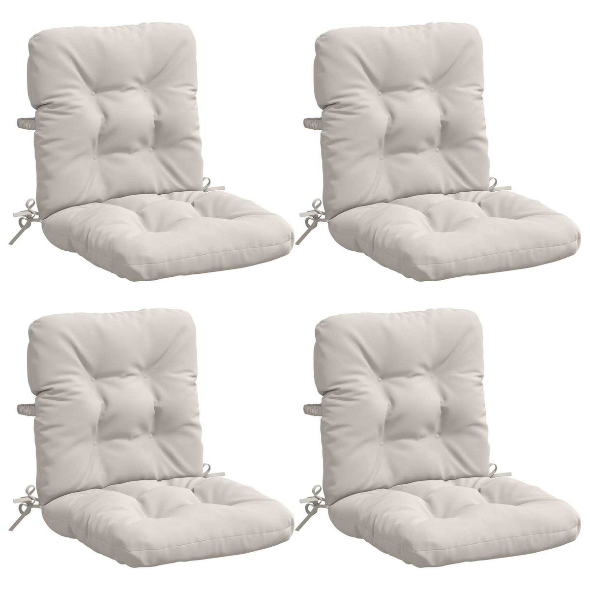Polstry Na Křesla S Vysokým Opěradlem - 4 Kusy Vianen 4 Pcs