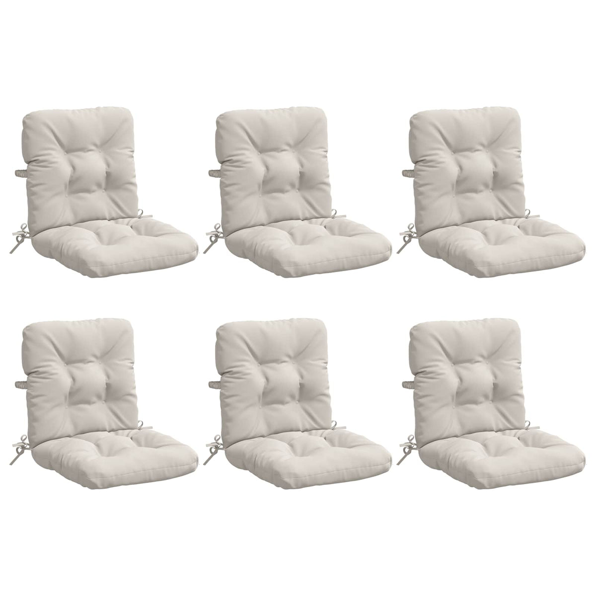 Polstry Na Křesla S Vysokým Opěradlem - 6 Kusů Vianen 6 Pcs