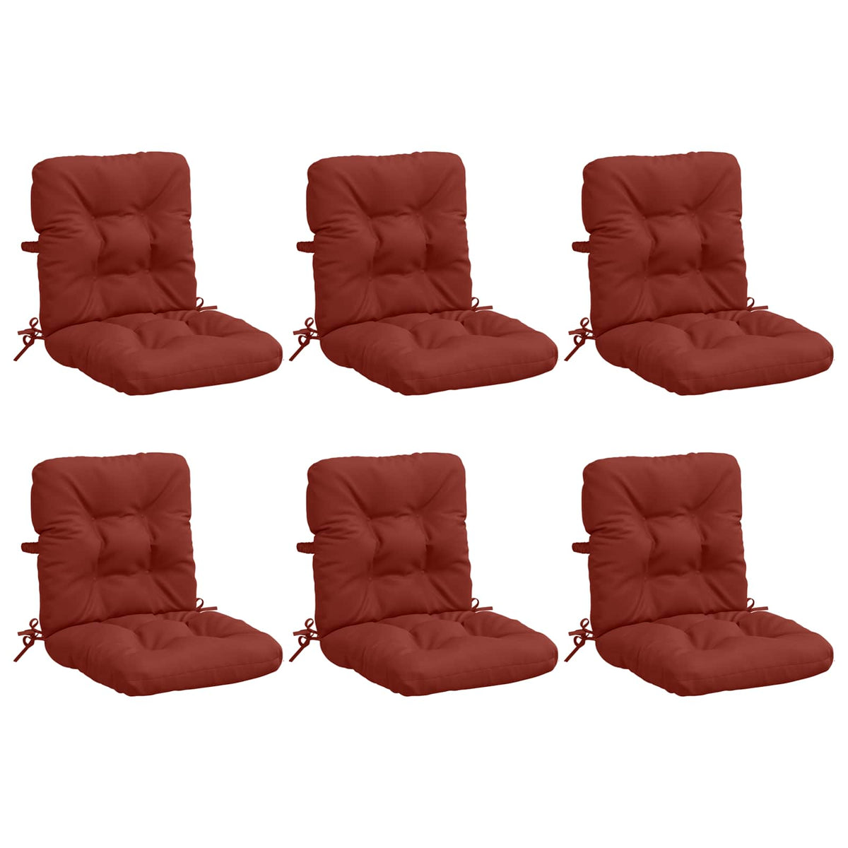 Polstry Na Křesla S Vysokým Opěradlem - 6 Kusů Vianen 6 Pcs