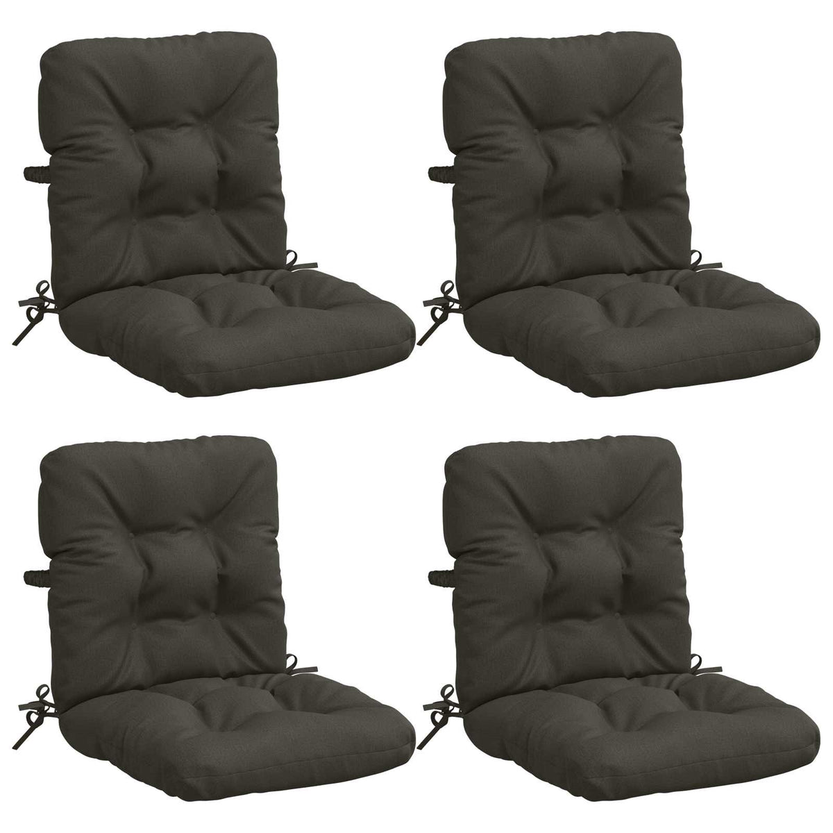 Polstry Na Křesla S Vysokým Opěradlem - 4 Kusy Vianen 4 Pcs