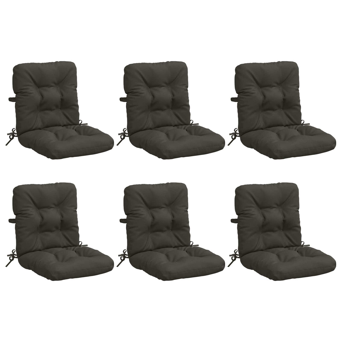 Polstry Na Křesla S Vysokým Opěradlem - 6 Kusů Vianen 6 Pcs