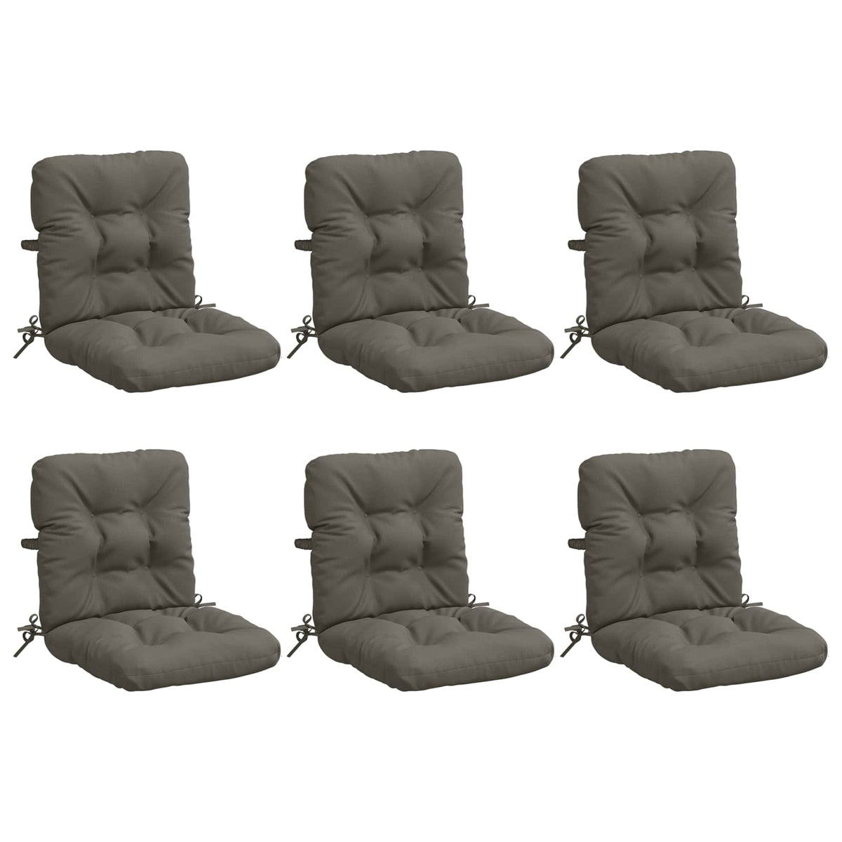Polstry Na Křesla S Vysokým Opěradlem - 6 Kusů Vianen 6 Pcs