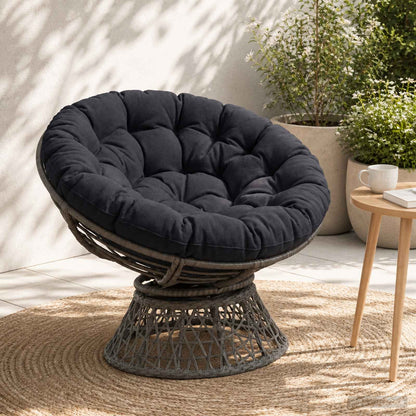 Polštář Na Papasan Vianen 100% Polyester Tmavě Modrá