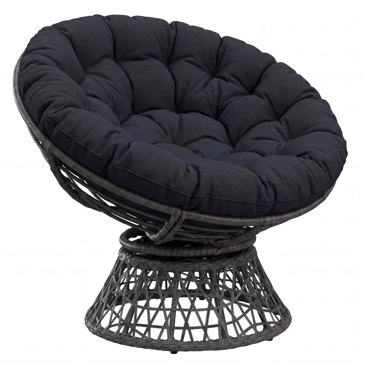 Polštář Na Papasan Vianen 100% Polyester Tmavě Modrá