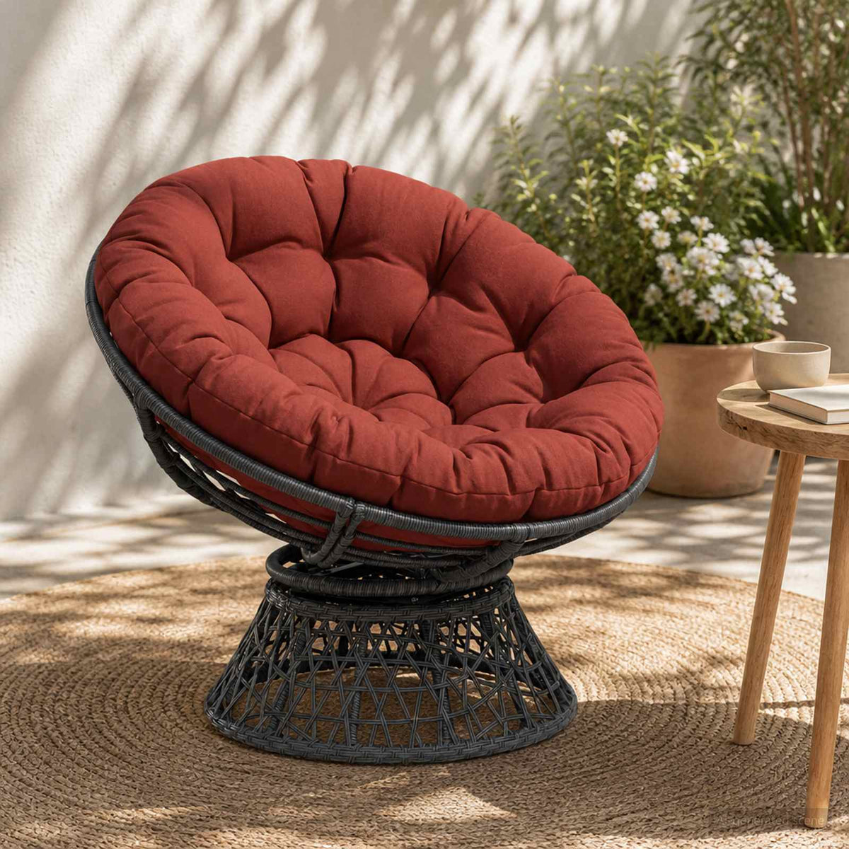 Polštář Na Papasan Vianen 100% Polyester Ø 120 X 12 Cm