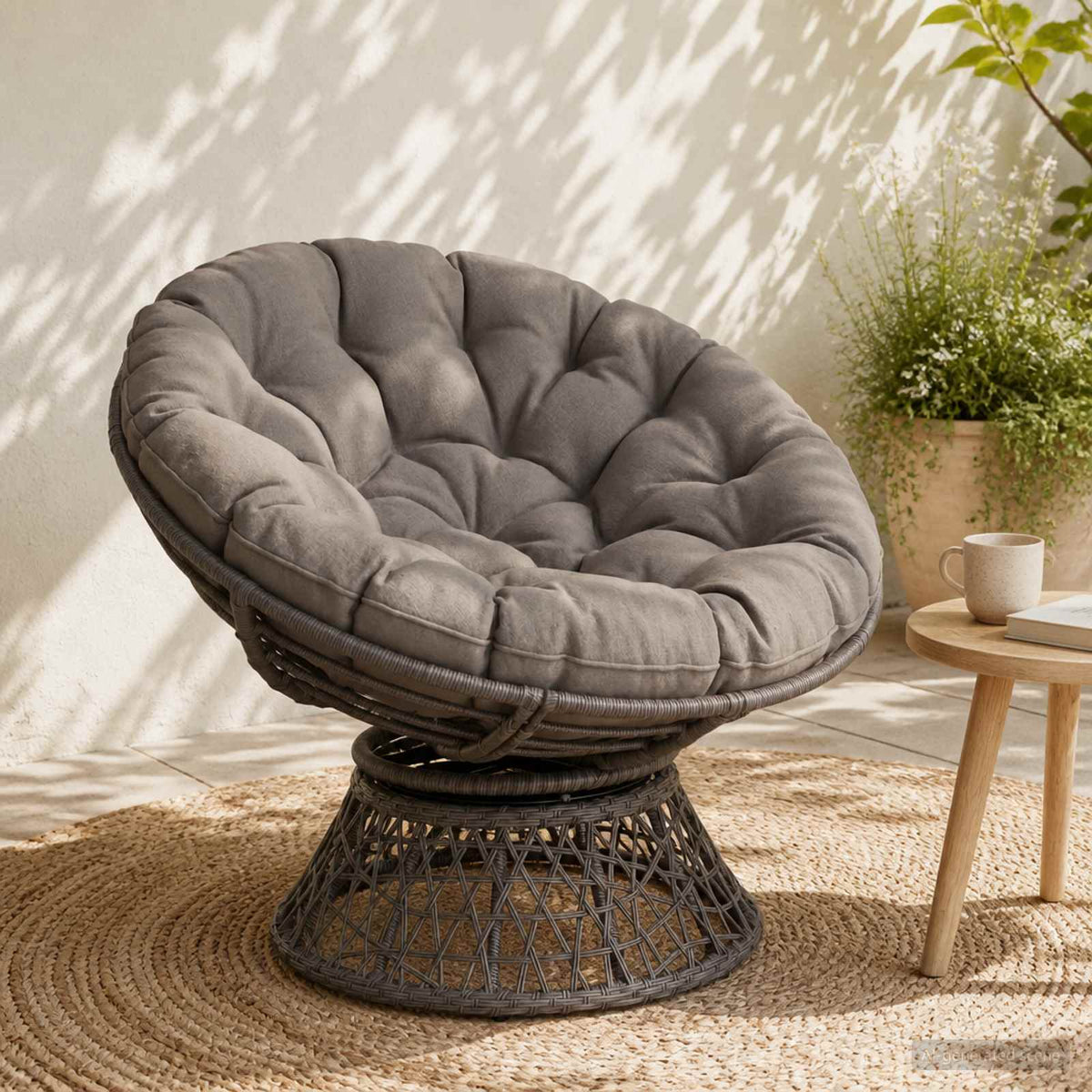 Polštář Na Papasan Vianen 100% Polyester Ø 120 X 12 Cm