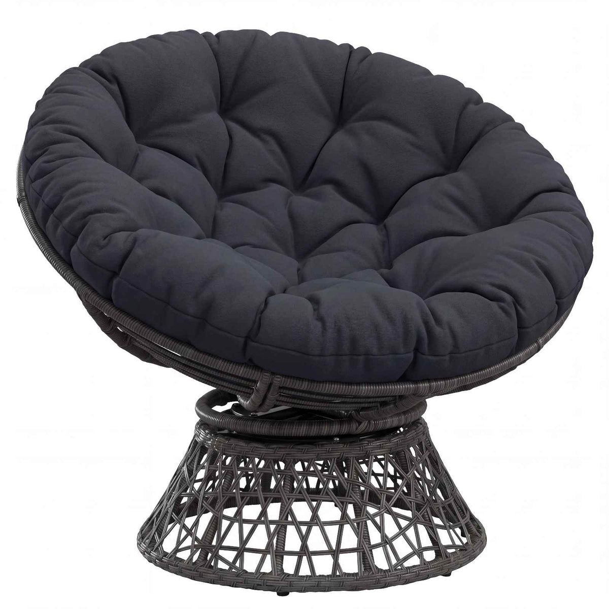 Polštář Na Závěsné Křeslo Vianen 100% Polyester Tmavě Modrá
